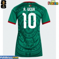 Mexiko Alexis Vega #10 Heimtrikot Frauen EM 2024 Kurzarm